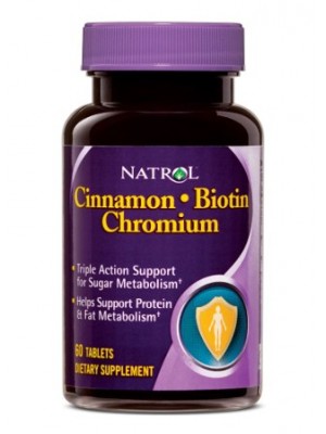 CINNAMON BIOTIN CHROME 60 tablets
